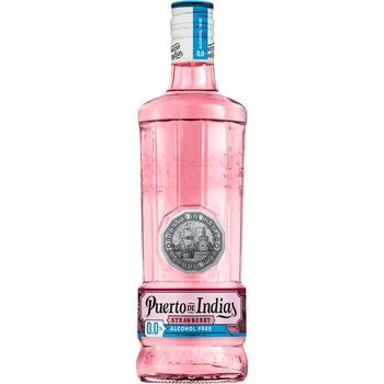 Gin Puerto de Indias Strawberry Gin Alcohol-Free 0% 0,7l
