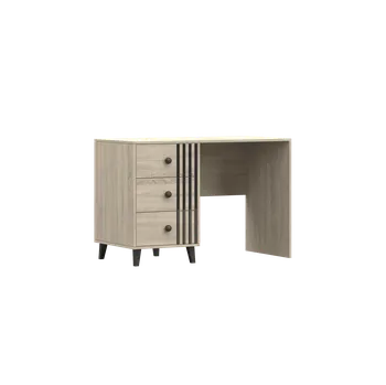 Psací stůl IDZ Psací stůl FOX 08, 110 cm Dub Sonoma/Černá