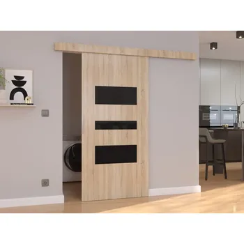 Interiérové dveře Posuvné dveře Cento - 76 cm s tlumeným dojezdem Barva: dub Sonoma