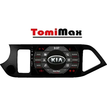 Autorádio TomiMax Kia Morning, Picanto Android 14 autorádio s WIFI, GPS, USB, BT HW výbava: QLED 4 Core 2GB+32GB LOW - pouze displej A,C - Model auta: Kia Morning, Picanto 2011-2014, Velikost obrazovky: Dotyková obrazovka: 9"