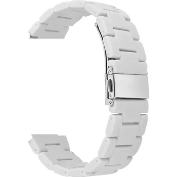 Řemínek na hodinky Lige Řemínek k hodinkám / Eco plast / šířka 22mm / pastelově bílá 660983