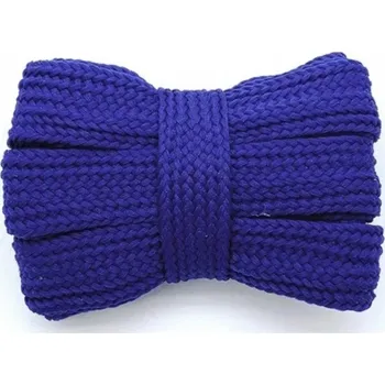 Tkaničky do bot Woodrow Široké tkaničky do tepláků bot kalhot mikiny * š: 2 cm x 120 cm - modré royal