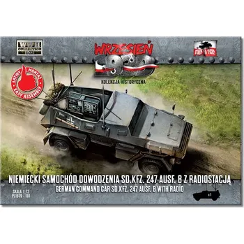 Plastikový model 1/72 Sd.Kfz.247 Ausf. B German comm. car w/ radio