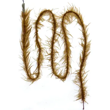 Rybářský háček Radical Maskovací řasa Weedy Leader hnědá 100cm