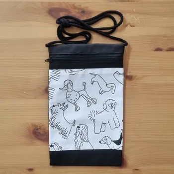 omalovánky Vybarvovací taška přes rameno - psi Barva: Černá