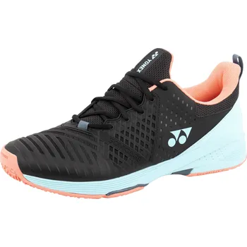 Pánská tenisová obuv Pánská tenisová obuv Yonex Sonicage 3 Clay M Black/Sky Blue EUR 45