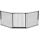 BabyDan Prostorová zábrana Supreme OLAF X černá 90-225 cm