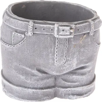 Biokrb Betonový obal na květináč Shorts, 13 x 11 cm, šedá
