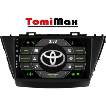Auto Hi-Fi TomiMax Toyota Prius Android 14 autorádio s WIFI, GPS, USB, BT HW výbava: 4 Core 2GB+32GB LOW - Model auta: Toyota Prius 2013-2015, Velikost obrazovky: Dotyková obrazovka: 9"