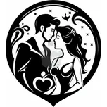 Caketools Jedlý papír "Svatba 7" - A4