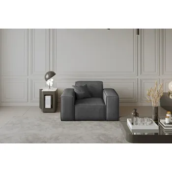 Křeslo Křeslo Luga - Tmavě šedá