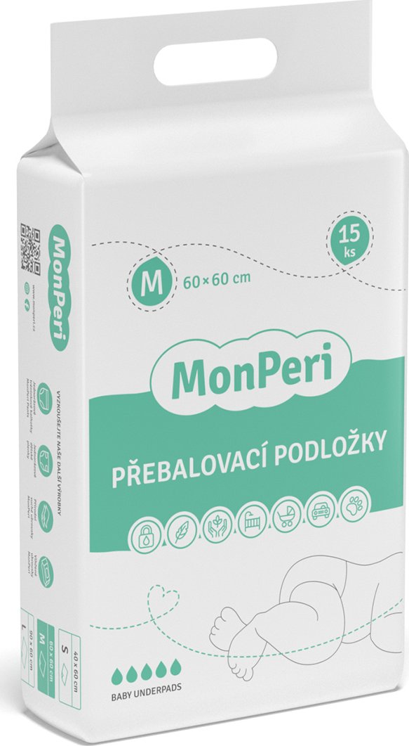 Přebalovací podložka M(60 × 60 cm) – ochrana lůžka, péče o blízké i mazlíčky