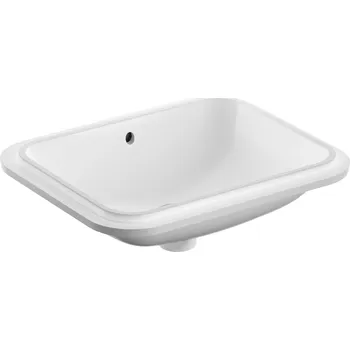 Geberit Variform umyvadlo 45x35 cm obdélníkový pod pult bílá 500.760.00.2