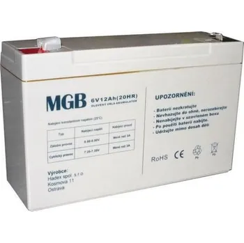 Autobaterie Autobaterie 6V 12Ah