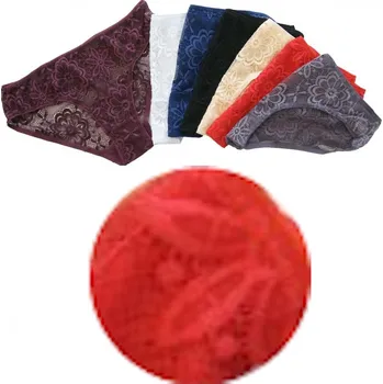 Kalhotky Moraj Francouzské kalhotky celokrajkové BDM250-362 Barva/Velikost: červená / S/M