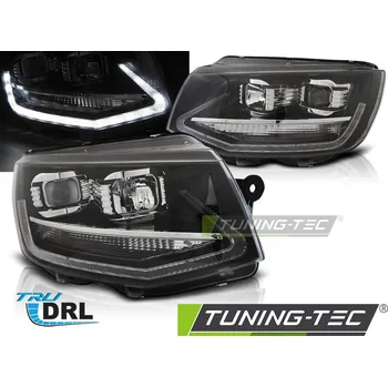 Přední světlomet SVĚTLOMETY TRUE DRL BLACK pro VW T6 15-19