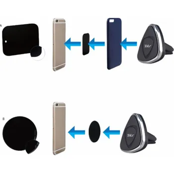 Tellur Car Phone Holder Magnetic, Air Vent Mount, black