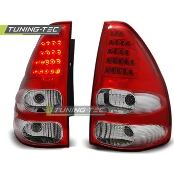 Osvětlení automobilu LED ZADNÍ SVĚTLA TOYOTA LAND CRUISER 120 03-09 ČERVENÁ / BÍLÁ LED