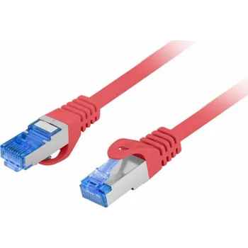 Síťový kabel Lanberg PATCHCORD CAT.6A S/FTP LSZH CCA 0,25M ČERVENÁ MOTORKA PROŠLA LANBERG