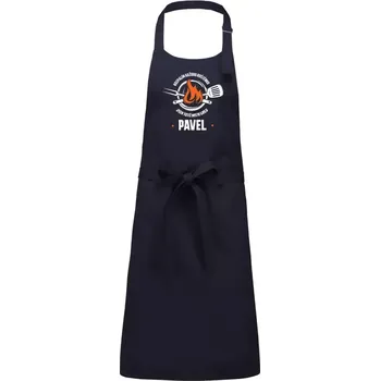 Kuchyňská zástěra Zástěra Kariban Classic Rozpálím každou roštěnku, jsem totiž mistr grilu