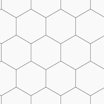 Tapeta Geometrická vliesová tapeta na zeď, bílo-černá, 139311, Bloom, Esta Home