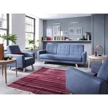 Sedací souprava Retro sedací souprava 3+1+1 SOLANO s čalouněním zadní části