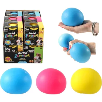 Dětský míč Big squeeze ball - velký antistresový mačkací míček Barva: Růžová