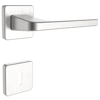 Dveřní kování ROSTEX Dveřní kování PORTO/H s čepy Provedení: R HR BB, Povrchová úprava: nerez mat