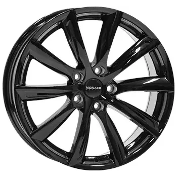 Alu kolo Alu kola MONACO WHEELS GP6, 20x9 5x112 ET30, černá lesklá (zátěžová)