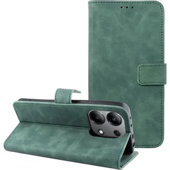 Pouzdro na mobilní telefon Pouzdro Forcell Flipové TENDER Book Case pro XIAOMI Redmi Note 13 4G green