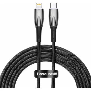 Datový kabel Kabel USB-C pro Lightning Baseus řady Glimmer, 20 W, 2 m (černý)