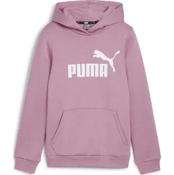 Dívčí mikina Dívčí mikina Puma ESSENTIALS LOGO HOODIE FL G 164 Růžová, Bílá