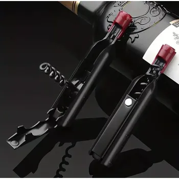 Otvírák lahví ve tvaru lahve vína s vývrtkou a magnetem (Různé dárky )