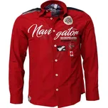 GEOGRAPHICAL NORWAY košile pánská ZARIMINEL LS MEN 100 M červená