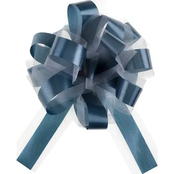 Party dekorace Santex Mašle kokarda stahovací s tylem Duck blue 1ks