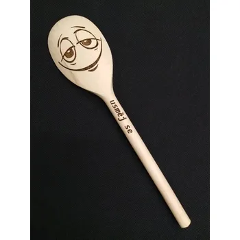 Vařečka Dřevěná vařečka klasická cca 30cm (motiv na zakázku)