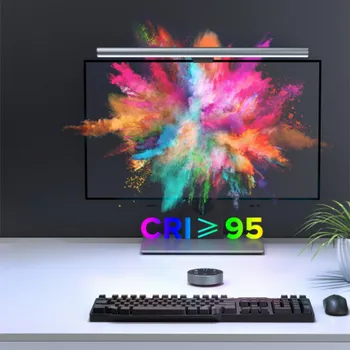 Lampička Elesense E1129 Monitorovací lampa s dálkovým ovládáním (černá)