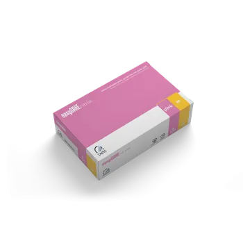 Vyšetřovací rukavice Jednorázové nitrilové rukavice EASYCARE tmavě růžové 100 ks M