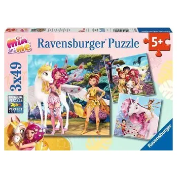 Puzzle RAVENSBURGER Puzzle Mia a já 3x49 dílků