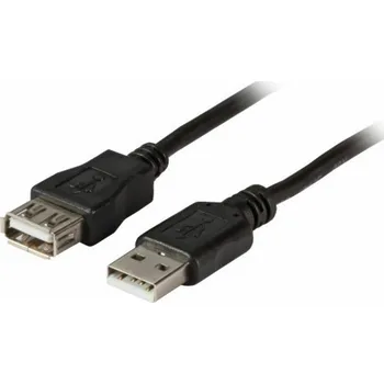Datový kabel EFB USB kabel USB-A – USB-A 1,8 m černý (K5248SW.1,8V2)