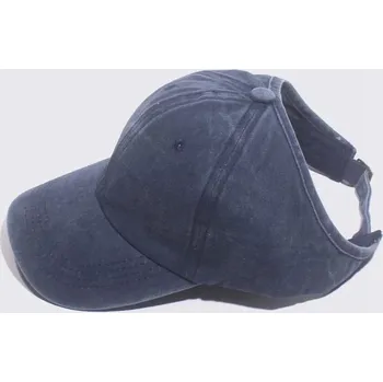 Kšiltovka Letní kšiltovka s otvorem na culík - Tmavě modrá