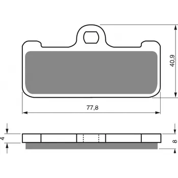Auto-moto Brzdové destičky GOLDFREN 116 S33 STREET