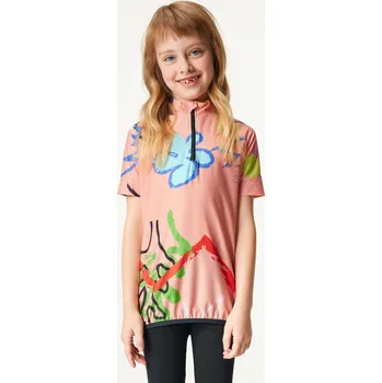 cyklistický dres Dětský funkční cyklodres, Meruňková, Fantazie Velikost: 158/164
