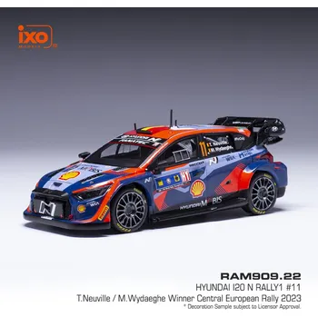 autíčko Hyundai i20 N Rally1 - Central European Rally 2023 #11 Neuville - Wydaeghe 1:43 IXO