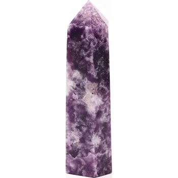 Drahý kámen Magieprirody.cz Obelisk Lepidolit špice 93 g - 9,2 cm #C351