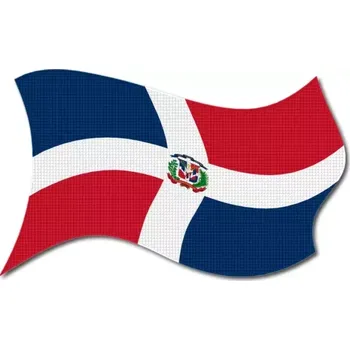 Vlajka Pelisport vlající vlajka Dominkánská republika