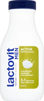 Sprchový gel Lactovit Men Active revitalizační sprchový gel 3v1 300 ml
