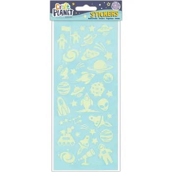 samolepka WEST DESIGN Samolepky svítící ve tmě - Vesmír