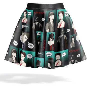 Dámská sukně UTOPY Dámská mini sukně Comics series Velikost: XXL