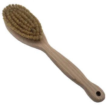 Koupelový kartáč BELUTO Saunový kartáč s rukojetí - přírodní